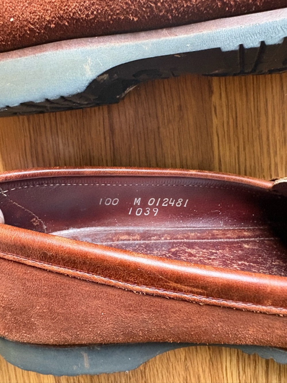 Men’s Vintage Cole Haan Vibram Leather Loafers Size 10 - Picture 6 of 12